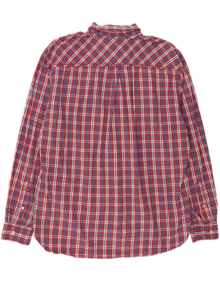 PEPE JEANS Mens Shirt XL Red Check Cotton Vintage PEPE Jeans and Second-Hand PEPE Jeans from Messina Hembry 