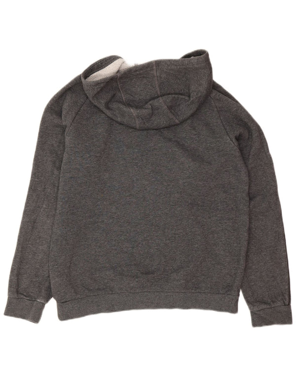 Adidas Girls Hoodie Jumper 11-12 ετών Γκρι βαμβακερό
