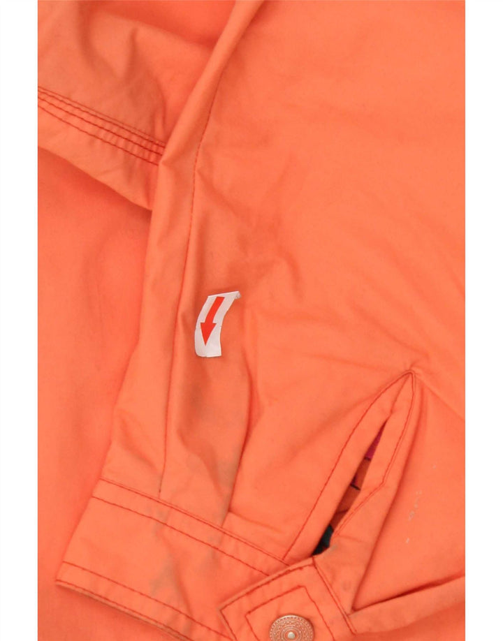 Vintage pige skijakke 11-12 år orange nylon