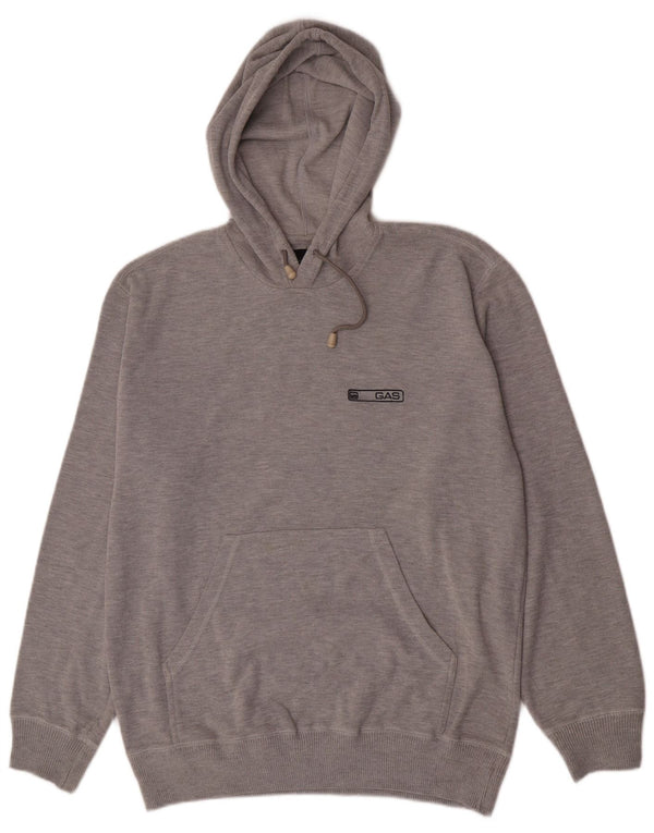 Gas Mens Hoodie Jumper XL Algodão Cinza