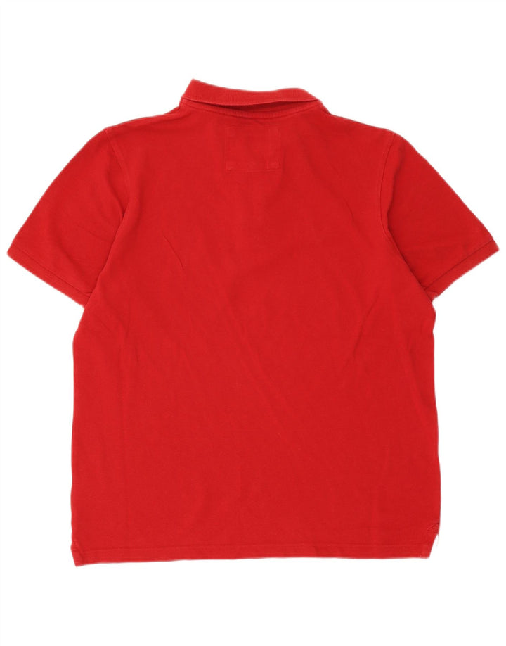 Saltrock Mens Polo Shirt Medium Red Cotton