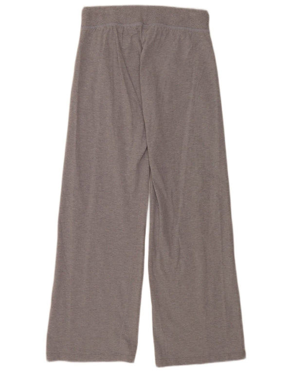 Converse Damen-Trainingshose mit weitem Bein, UK 14, Größe L, grau gefleckte Baumwolle