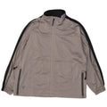 Diadora Damen-Trainingsanzug-Oberteil, übergroß, Jacke, UK 14, Größe L, Grau, Farbblock