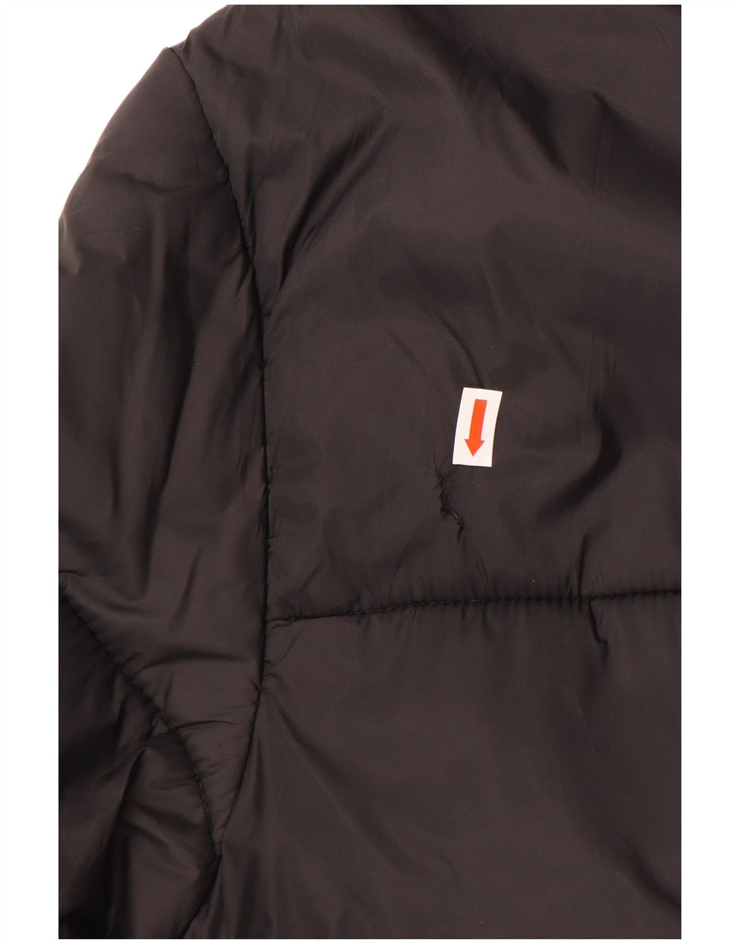 Zara Mens Padded Jacket UK 40 Large Black Polyester