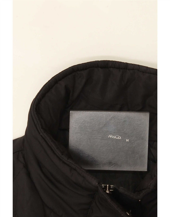 M&Co Γυναικείο Καπιτονέ Πανωφόρι UK 14 Large Μαύρο