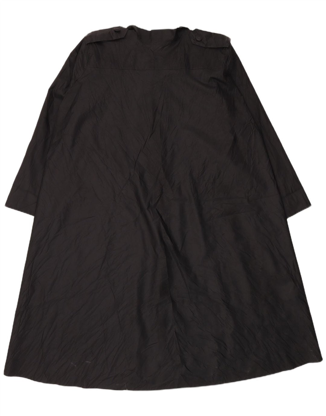 Vintage Mens Trench Coat UK 14 Medium Black