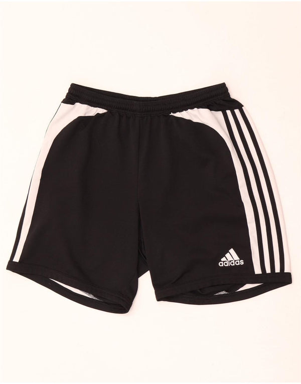 Adidas Mens Climalite Sport Shorts UK 36 Small Black Colourblock Polyester