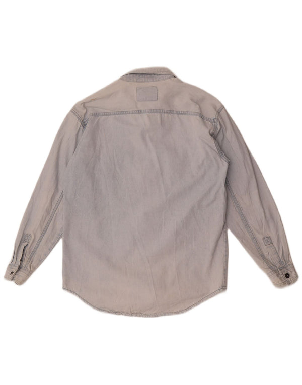 Levi's Hombre Camisa Vaquera Pequeña Algodón Azul
