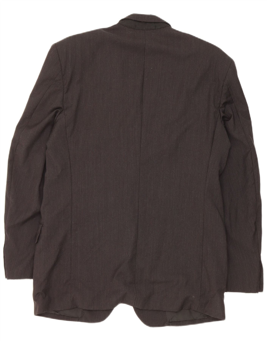 Giacca Blazer 2 Bottoni Trussardi Uomo IT 48 Media Nera Lana Vergine