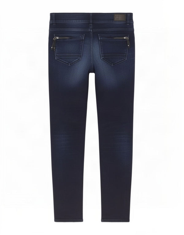 G-Star Damen Midge Cody Skinny Jeans W34 L34 Marineblaue Baumwolle