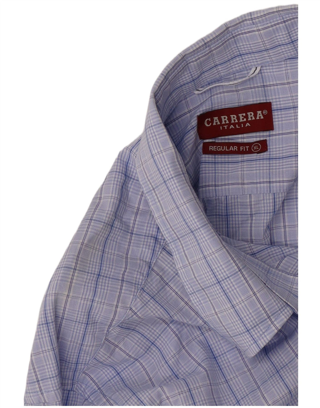 Camisa Carrera Regular Fit para hombre XL Blue Check