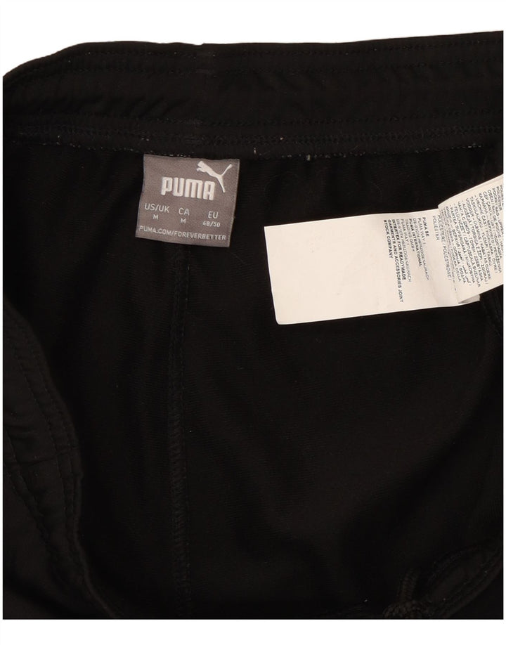 PUMA Mens Tracksuit Trousers Medium  Black Polyester