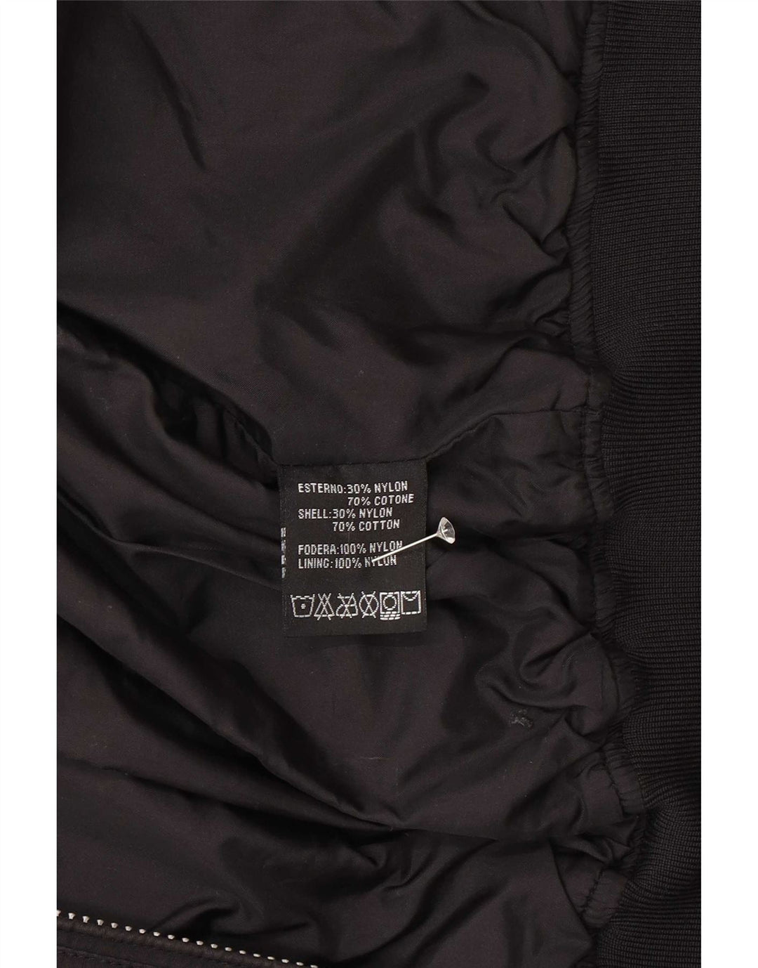 Jaqueta Bomber Meninos Refrigue 13-14 Anos Nylon Preto