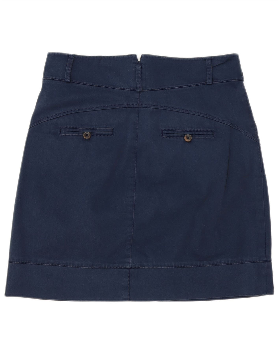 MASSIMO DUTTI Womens High Waist Mini Skirt W30 Medium  Navy Blue