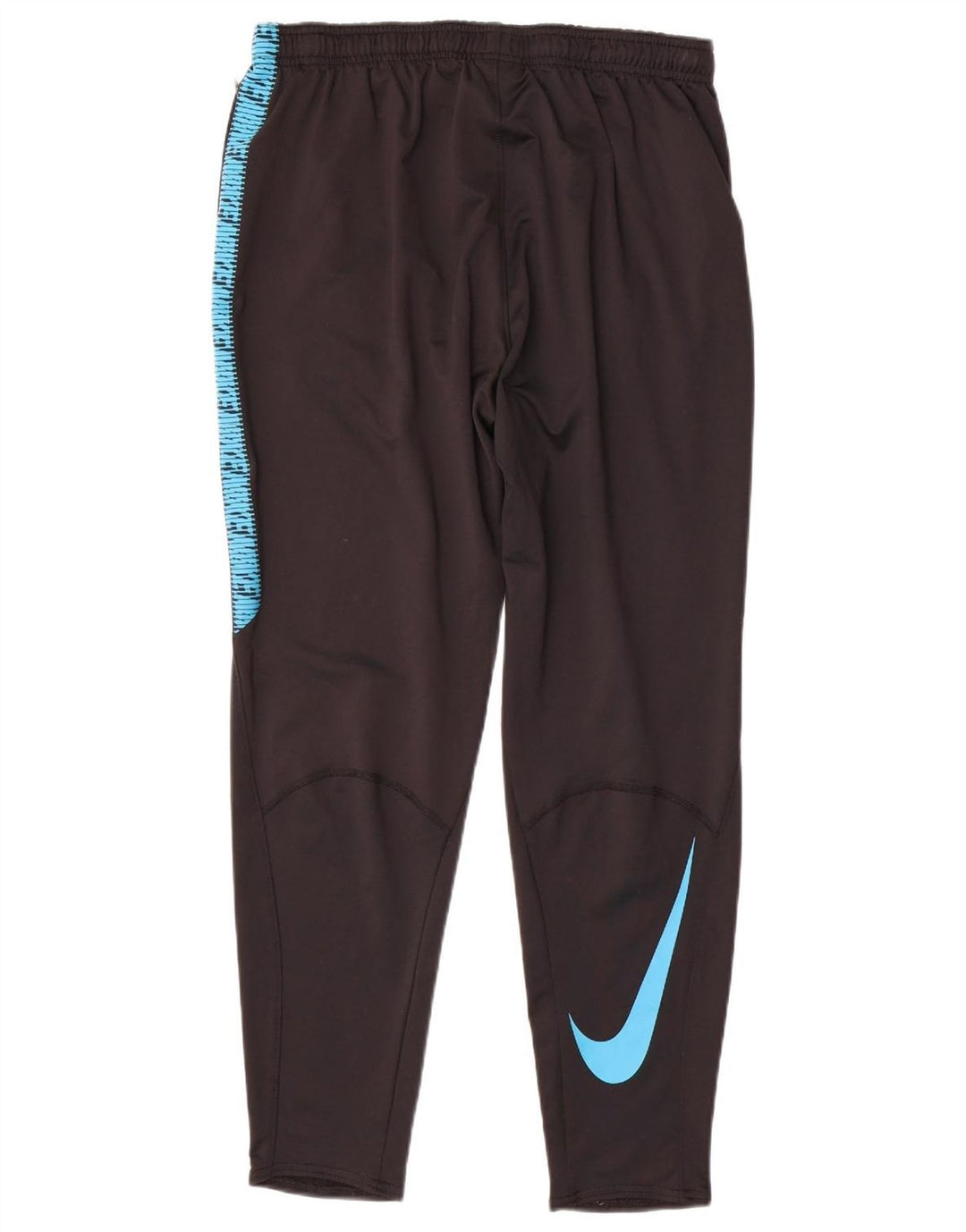NIKE Mens Dri Fit Graphic Tracksuit Trousers Large  Black Polyester
