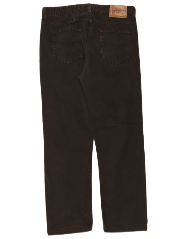 Pierre Cardin Mens Straight Jeans IT 46 Small W34 L30 Brown Cotton