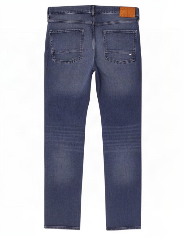 Tommy Hilfiger Mens Denton Straight Jeans W36 L32 Blue Cotton