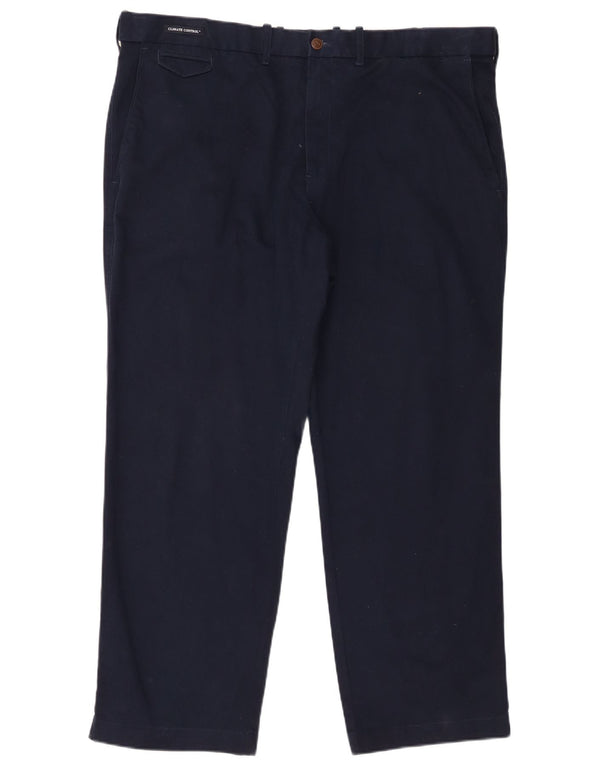 Marks & Spencer Herre Blue Harbor Lige Chinobukser W42 L29 Navy Blue