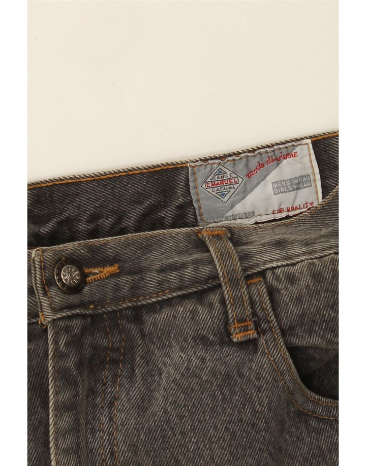VINTAGE Womens Tapered Jeans W32 L30 Grey