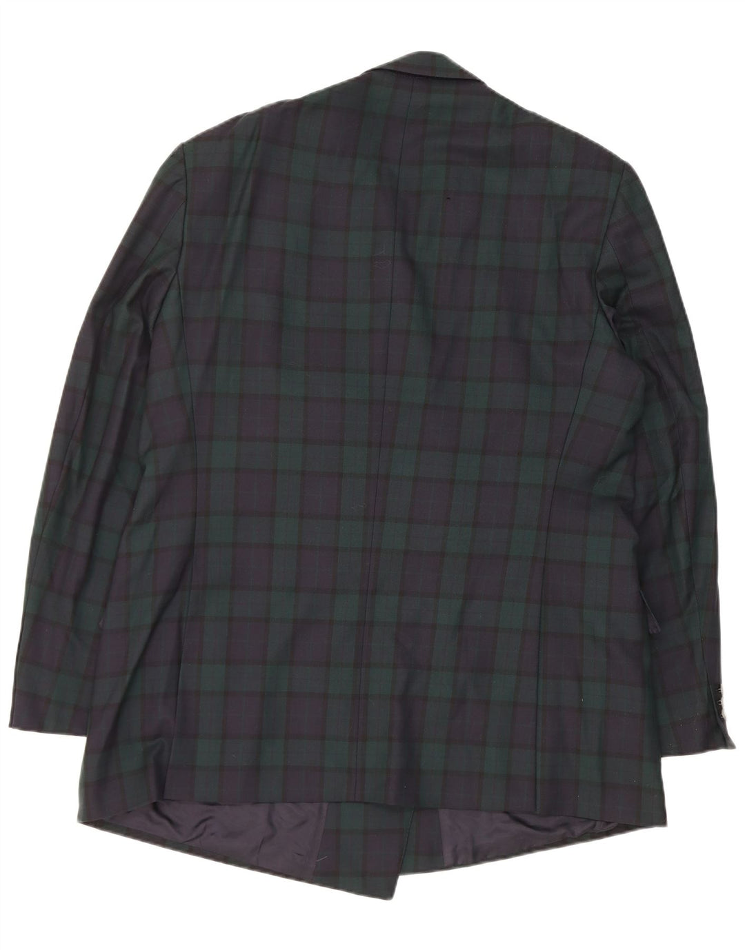 Vittorio Veneto Womens Blazer Jacket UK 18 XL Navy Blue Check