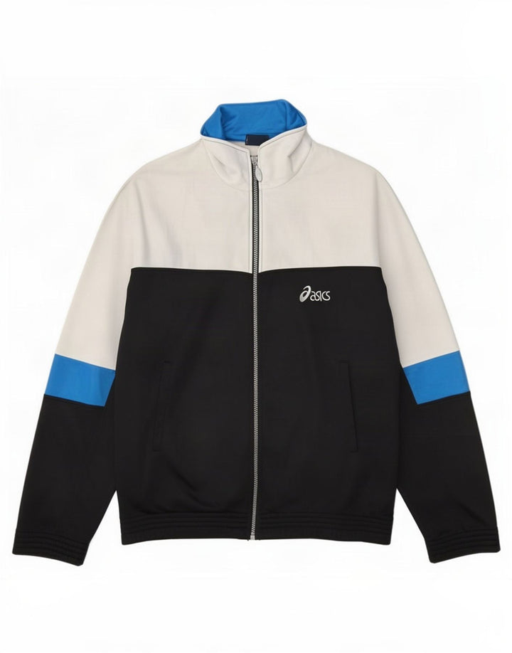 Giacca da ginnastica grafica da uomo Asics, colore nero medio