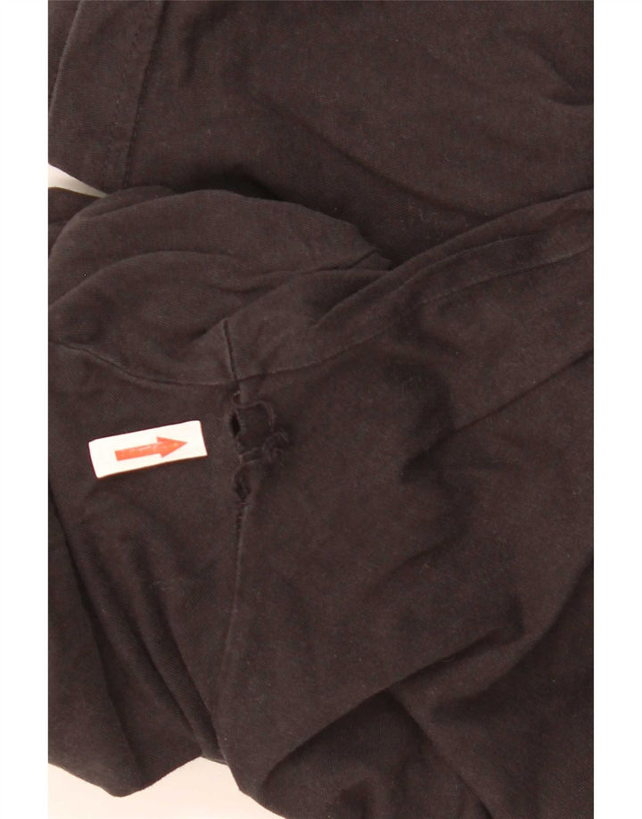 Puma Herre Grafisk T-Shirt Top Medium Sort Bomuld