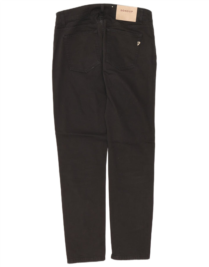 Dondup Womens Slim Jeans W29 L28 Black Cotton