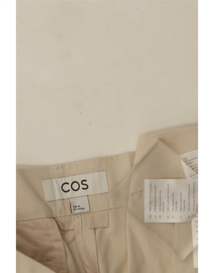 Cos Męskie spodnie Cargo EU 48 Medium W32 L28 Beżowa bawełna