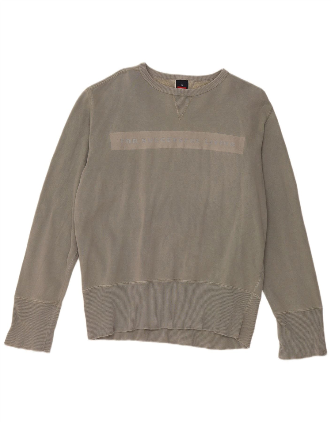 Felpa grafica da uomo Diesel Maglione XL Grigio