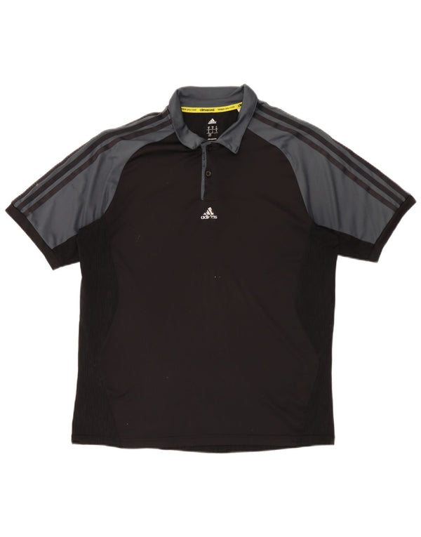 Adidas Herren Climacool Poloshirt Medium Schwarz Colourblock
