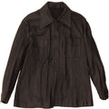 VINTAGE Womens Leather Jacket IT 46 Large Black Leather Vintage Vintage and Second-Hand Vintage from Messina Hembry 