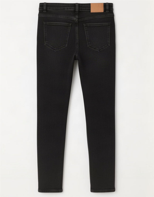 Zara Damen Skinny Jeans EU 40 Medium W30 L27 Schwarz Baumwolle