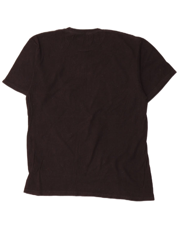 Vans T-shirt graphique coupe classique pour hommes, grand coton noir