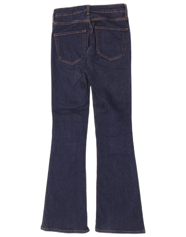 Zara Womens Flared Jeans EU 34 2XS W24 L31 Navy Blue