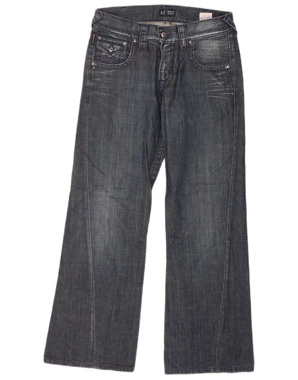 Blugi pentru bărbați Armani Bootcut W29 L30 Bumbac albastru