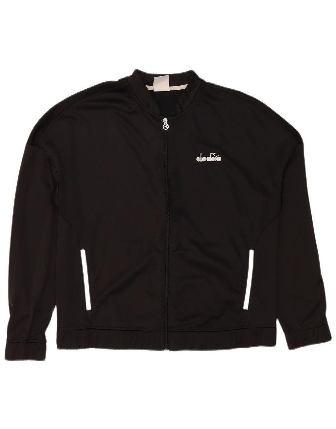 Diadora Veste de survêtement pour garçon 15-16 ans Grand Noir Polyester