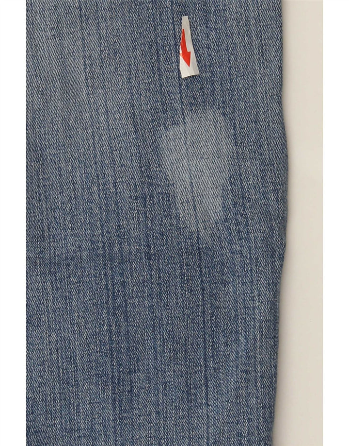 Мужские потертые узкие джинсы Levi's W31 L29, синий хлопок