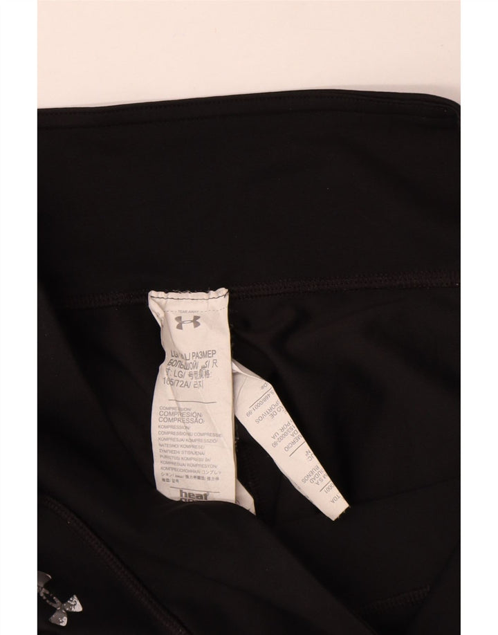 Leggings Capri grafici da donna Under Armour UK 14 grande poliestere nero