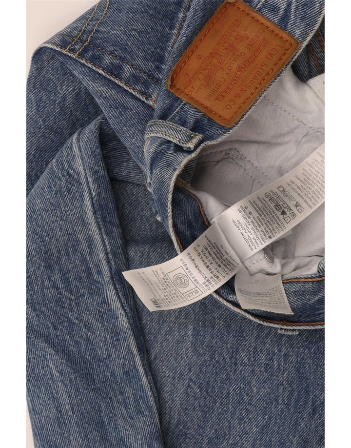 Levi's Mens Straight Jeans W26 L30 Blue Cotton