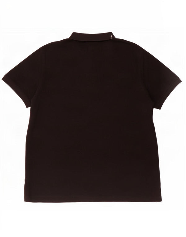 Kappa Mens Polo Shirt 2XL Black Cotton