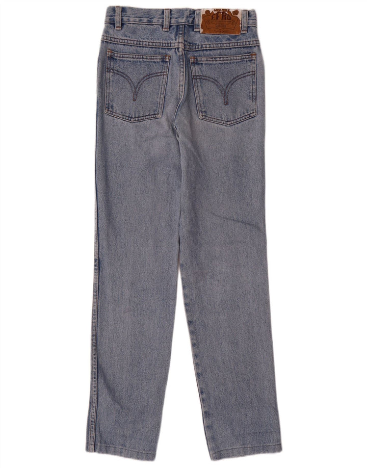 vintage Femme Slim Jeans W26 L29 Coton Bleu
