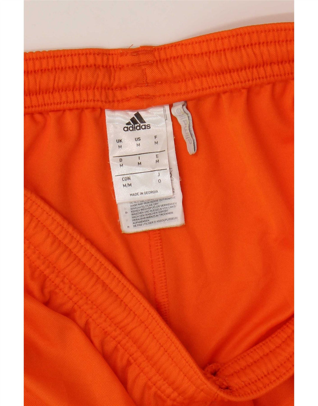 Adidas Mens Climalite Sport Shorts Naranja Medio Poliéster