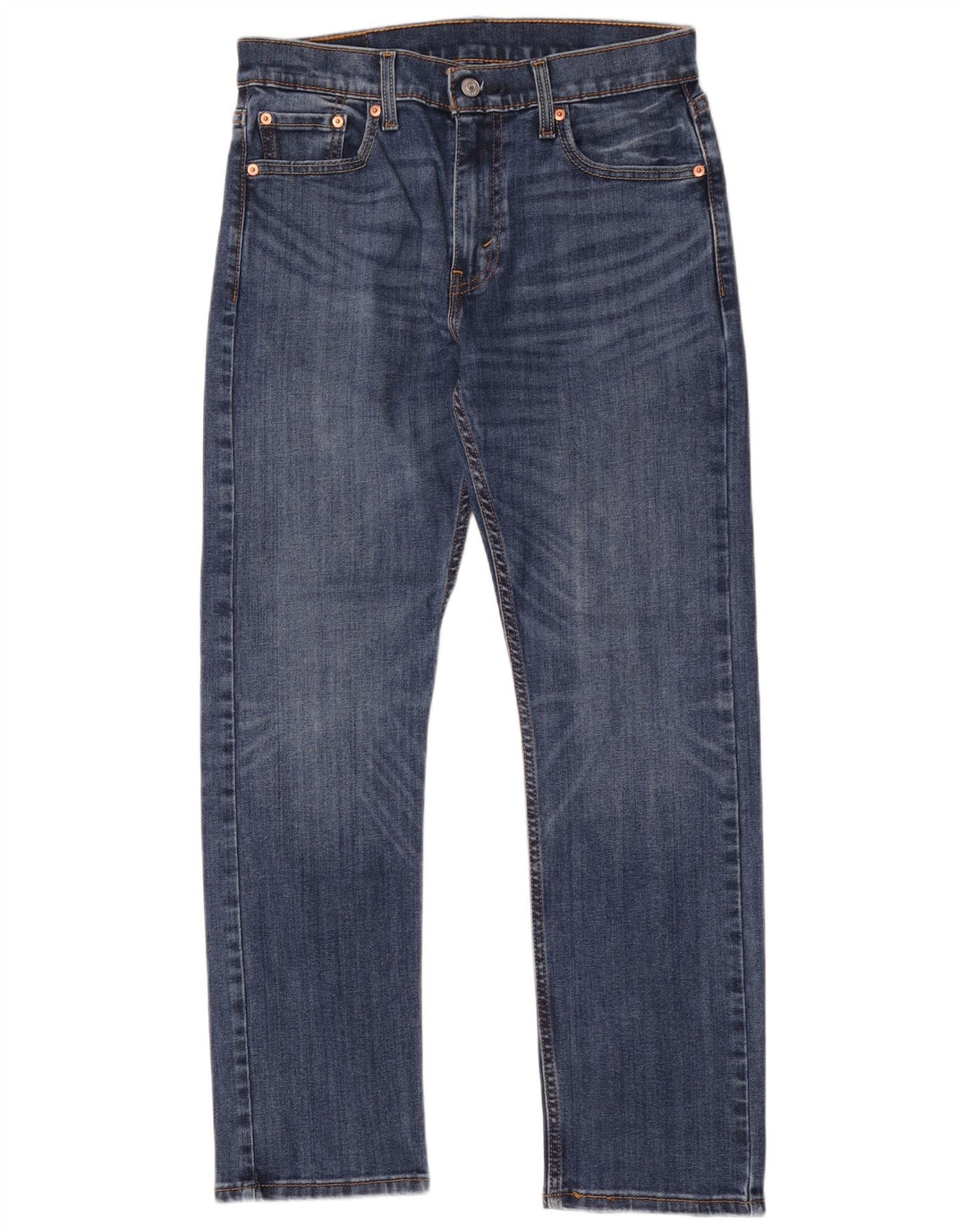 Levi's Mens 513 Slim Jeans W30 L30 Blue Cotton