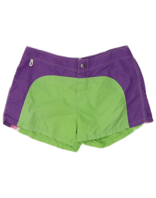 Sundek γυναικείο σορτς κολύμβησης UK 10 Small Green Colourblock Polyester