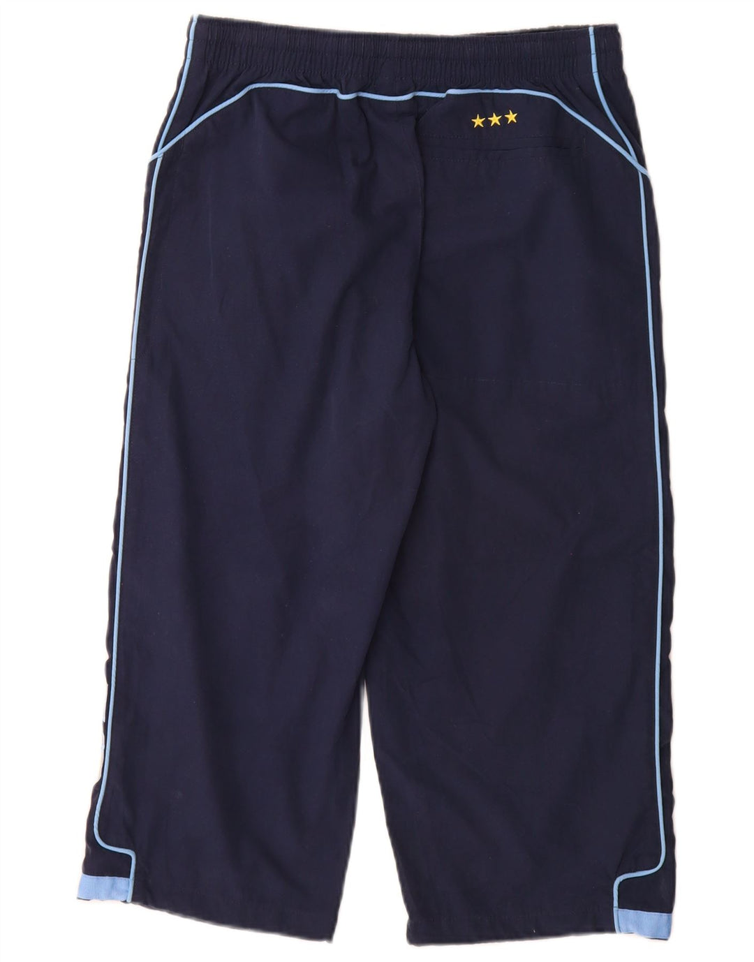 Nike Mens Graphic Capri Tracksuit Trousers Medium Navy Blue Colourblock