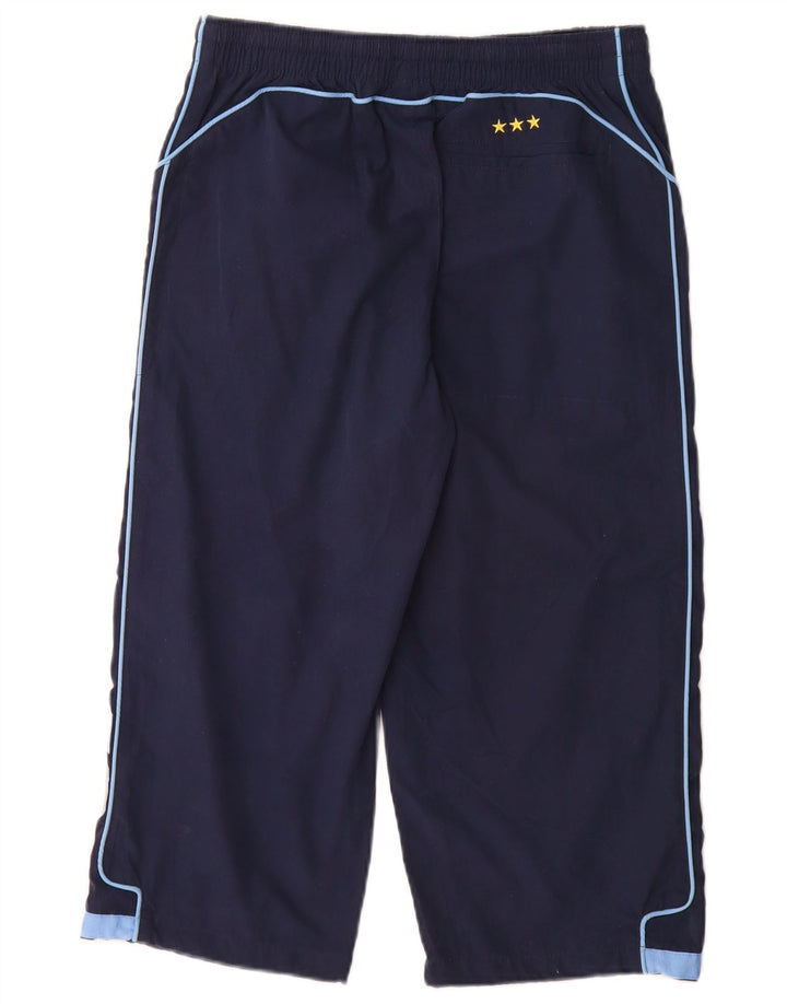 Nike Mens Graphic Capri Tracksuit Trousers Medium Navy Blue Colourblock