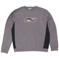 Reebok Herren Grafik-Sweatshirt-Pullover Mittelblauer Farbblock