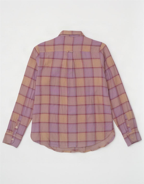 Fat Face Womens Shirt UK 12 Medium Multicoloured Check Cotton