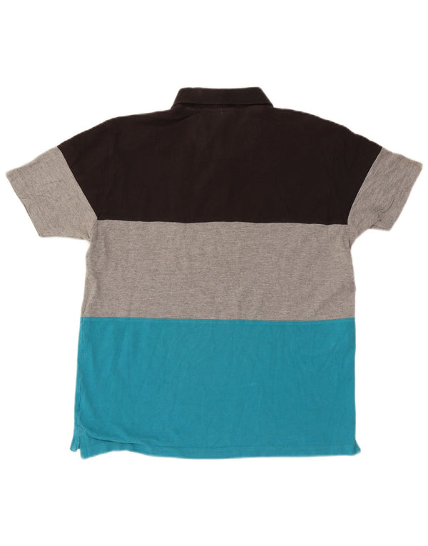 Pierre Cardin Mens Graphic Polo Shirt Large Multicoloured Colourblock