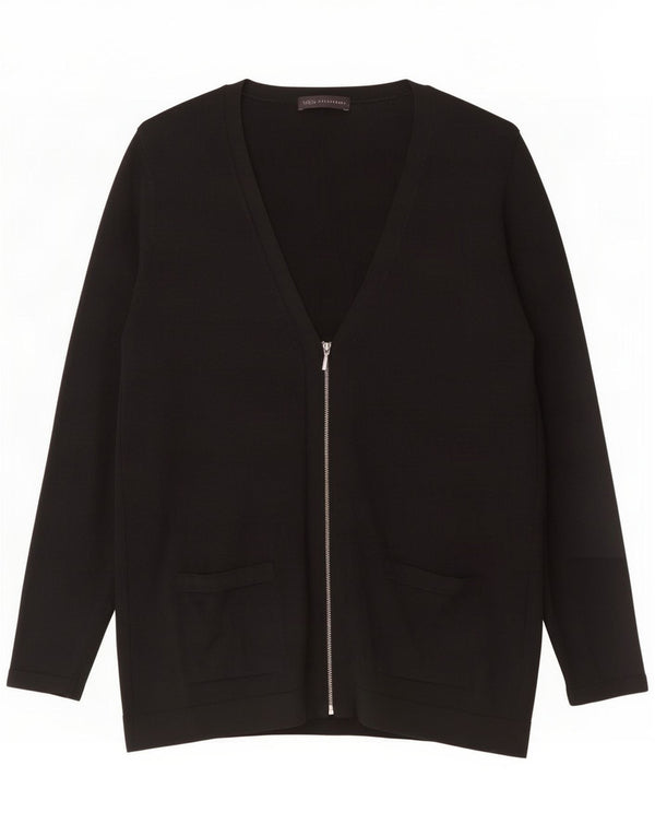 Marks & Spencer Suéter tipo cárdigan para mujer UK 44 Grande Viscosa negra